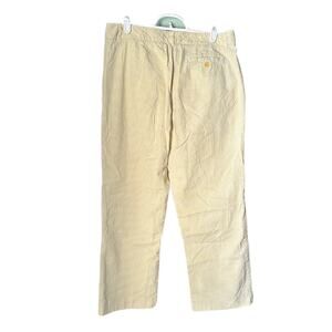 Vintage Lily Pulitzer Yellow White Pin Stripes Cropped Beachy Pants Light 01225